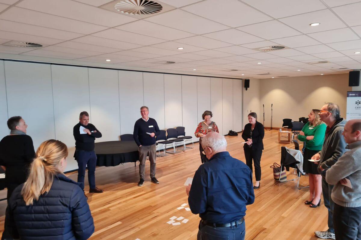 Group activity during our Introducing Co-operative Care workshop Bega June 2023