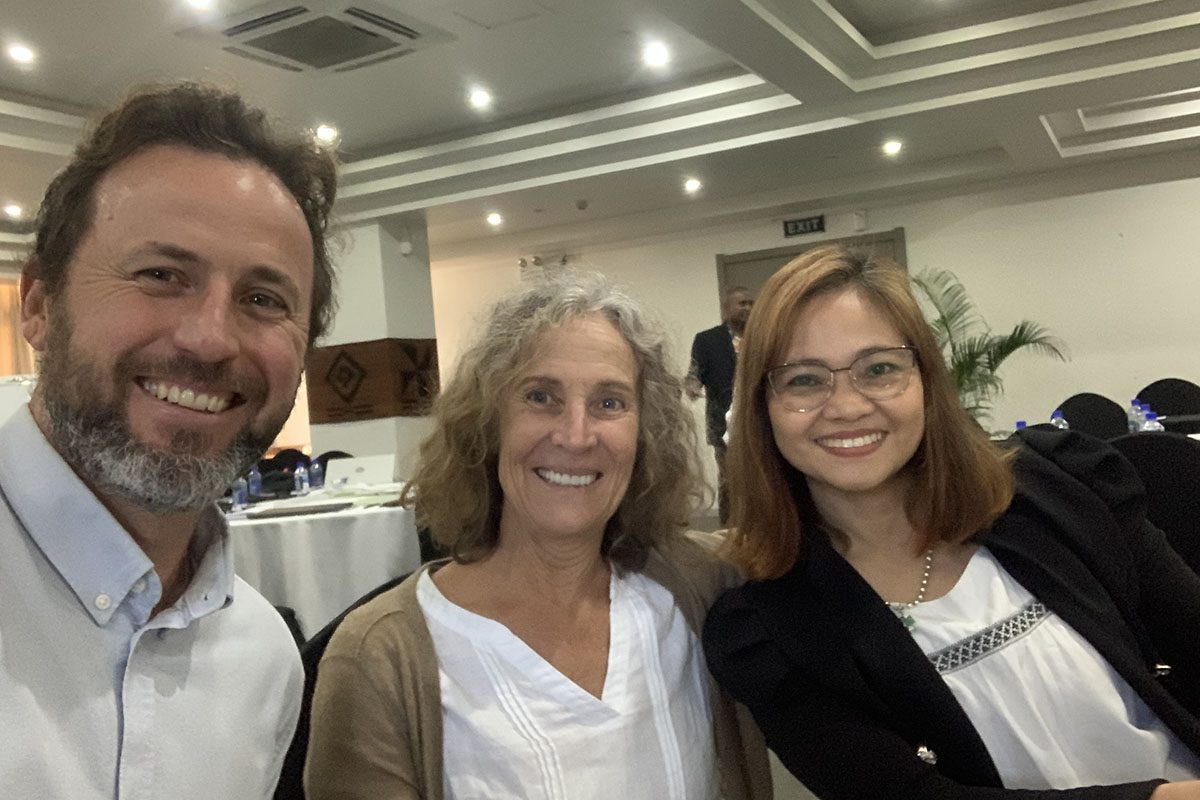 Nick had the pleasure of catching up with Haydee Bernal from the Federation of Peoples Sustainable Development Cooperative in the Philippines, and Australia's Ann Apps, a legal expert and member of the ICA Global Law Committee.