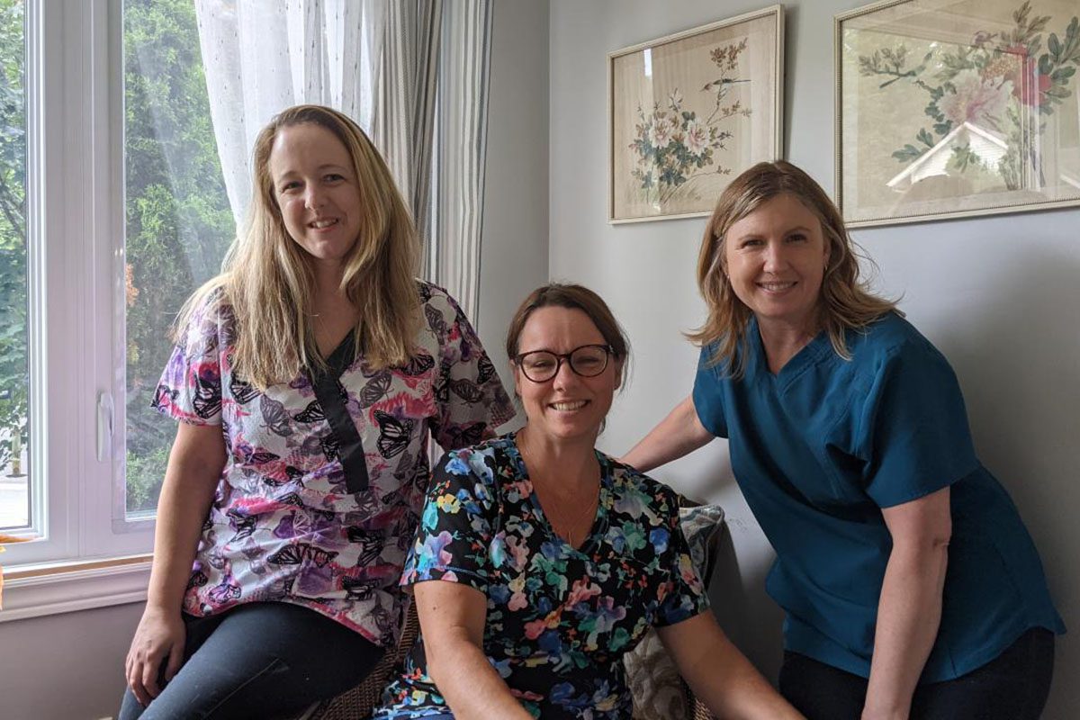 Amy Firlotte, Danielle Turpin and Denise Armstrong are co-founders of Home Care Workers' Co-operative. (Courtesy of Danielle Turpin)